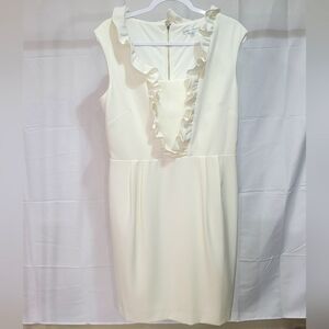 White Sandra Darren Midi Dress